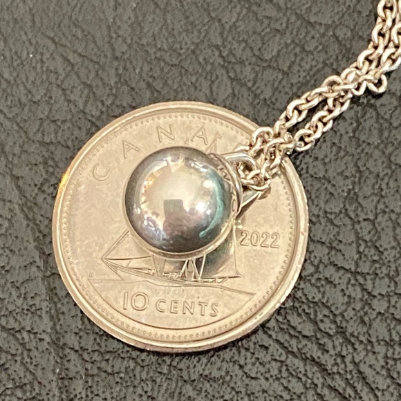 Tiffany & Co mini Hardwear ball silver necklace - Picture 5 of 10